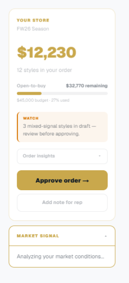 Buyer portal — Build My Order